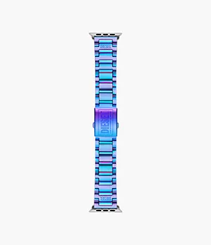 Bracelet Diesel en acier inoxydable, multicolore, pour Apple Watch® de 42/44/45 mm