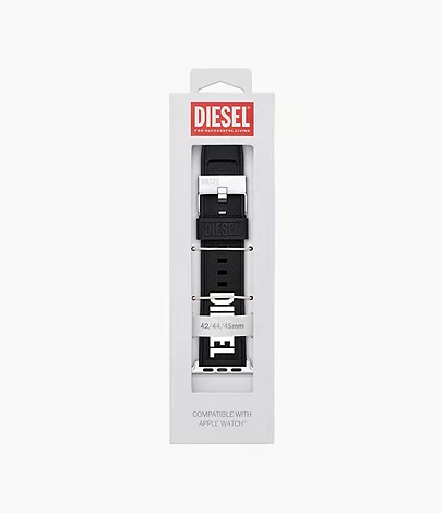 Diesel Black Silicone Band for Apple Watch®, 42/44/45mm - DSS0011 - Watch  Station