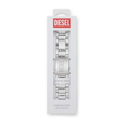 Diesel Silver Stainless Steel Band for Apple Watch®, 42/44/45/49mm