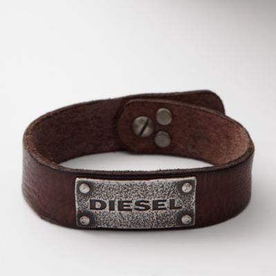 Bracelet diesel cuir discount homme