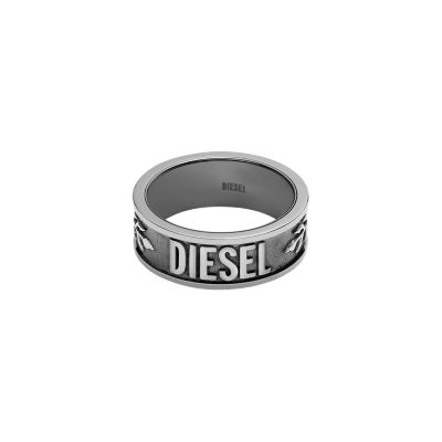 Diesel Men's Gunmetal Ring - DX1108060003 - Watch Station