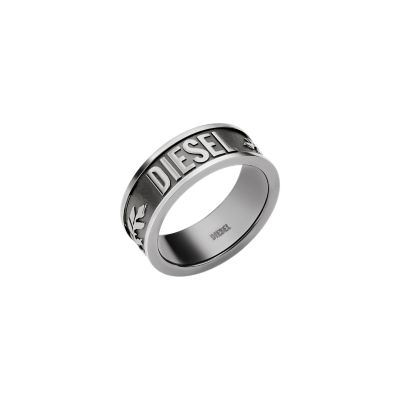 Diesel Men's Gunmetal Ring