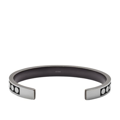 Diesel Men's Black Stainless Steel Bracelet