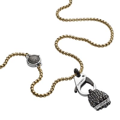 100％の保証 - Necklace Hematite Jet Black Men's Diesel DX1177710 Watch - アクセサリー