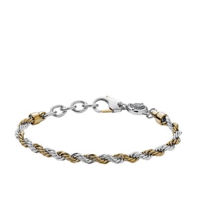 Diesel Two-Tone Stainless Steel Braided Bracelet - DX1263931  