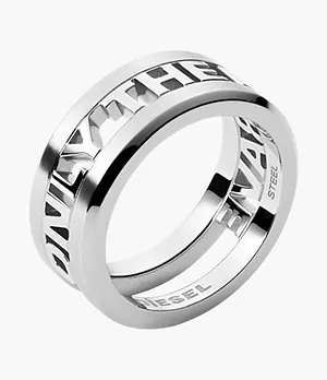 Diesel Stainless Steel Band Ring