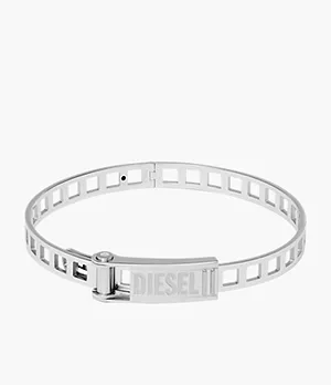 Diesel Stainless Steel Stack Bracelet