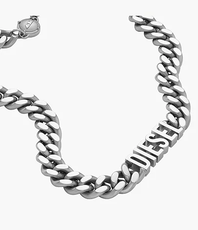 Diesel Stainless Steel Choker Necklace - DX1388040 - Watch Station