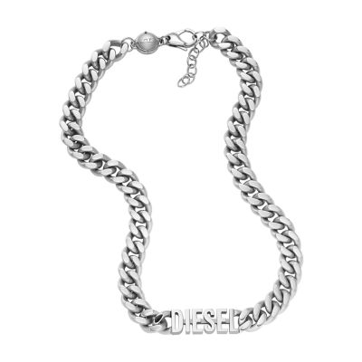 Diesel Stainless Steel Choker Necklace - DX1388040 - Watch Station