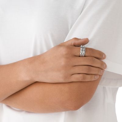 Diesel Stainless Steel Band Ring