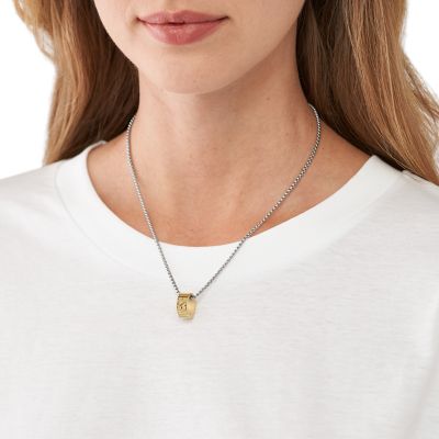 Diesel Two-Tone Stainless Steel Chain Necklace - DX1397931 - Watch 