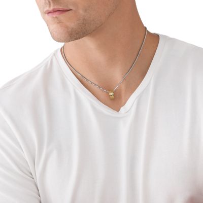 Diesel Two-Tone Stainless Steel Chain Necklace - DX1397931 - Watch 
