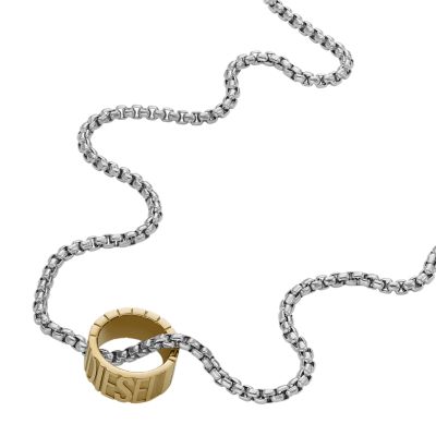 Diesel Two-Tone Stainless Steel Chain Necklace - DX1398931 - Watch  
