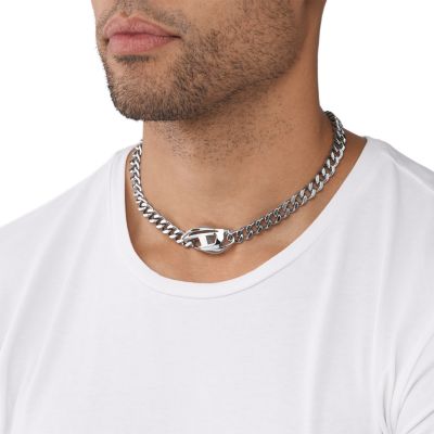 ■DIESEL■ chain necklace DX1412040 Diesel Stainless Steel Chain Necklace - DX1412040 - Watch