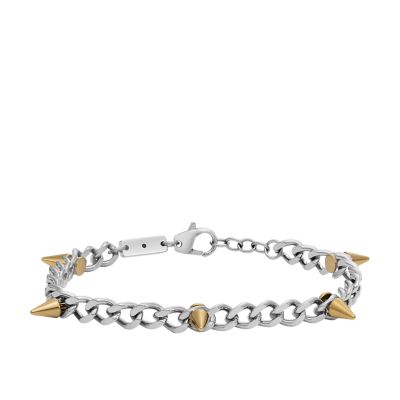 Diesel Two-Tone Stainless Steel Chain Bracelet