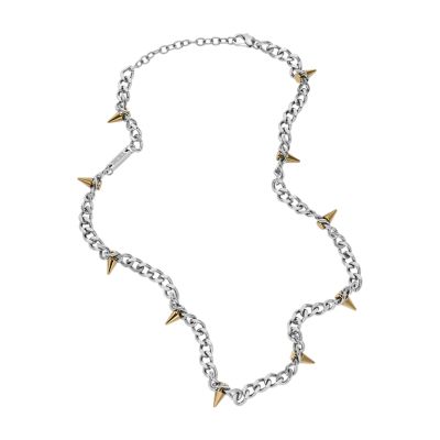 Diesel Two-Tone Stainless Steel Chain Necklace - DX1454931 - Watch