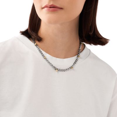 Diesel Two-Tone Stainless Steel Chain Necklace - DX1454931 - Watch