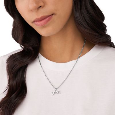 Diesel Stainless Steel Pendant Necklace - DX1468040 - Watch Station