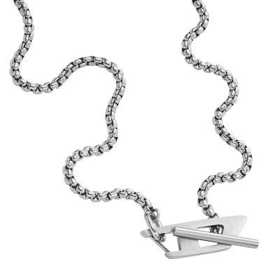 Stainless Steel Ball Chain Necklace-EMID9040