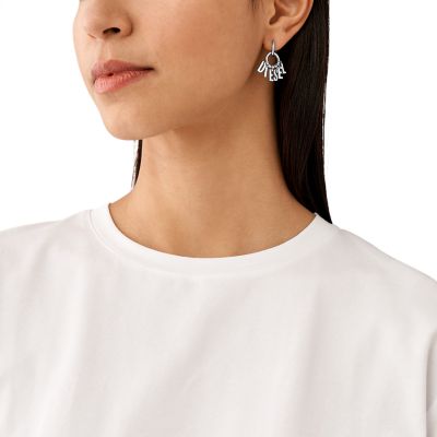 Diesel Stainless Steel Hoop Earring DX1492040 Watch Station