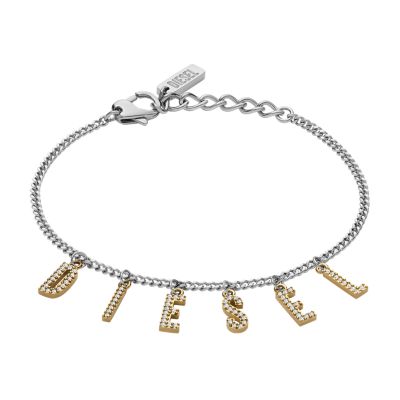 Diesel Two-Tone Stainless Steel Chain Bracelet - DX1547931