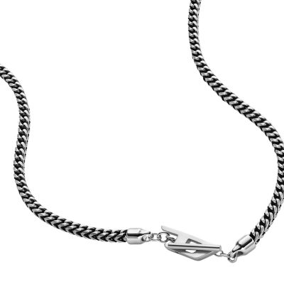 Diesel Stainless Steel Chain Necklace - Silver 110$