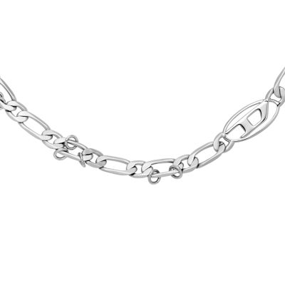 Diesel Kette Oval D Edelstahl Metall