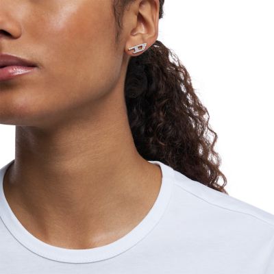 Diesel Stainless Steel Glitz Stud Earring - DX1630040