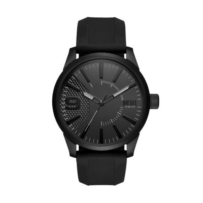 Diesel Men's Rasp Analog Black Silicone Watch - DZ1807 - Watch Station