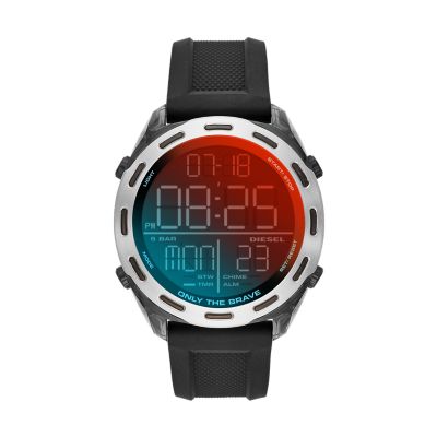 Matte black shop digital watch