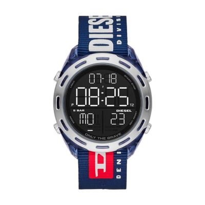 Diesel Crusher Digital Black rPET Watch DZ1985 Watch Station