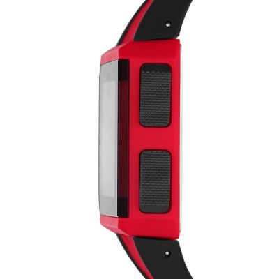 Diesel Chopped Digital Red Silicone Watch - DZ1923 - Watch Station