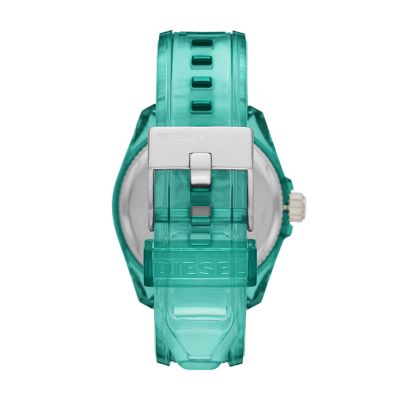 Montre discount diesel transparente