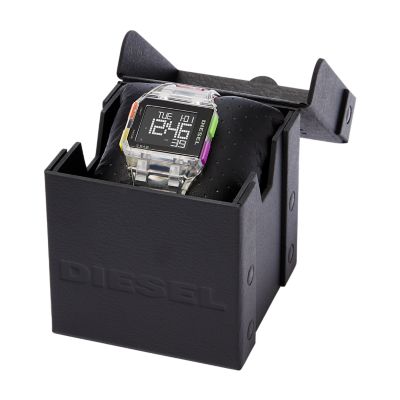 Diesel Limited-Edition Chopped Digital Transparent Watch - DZ1935 