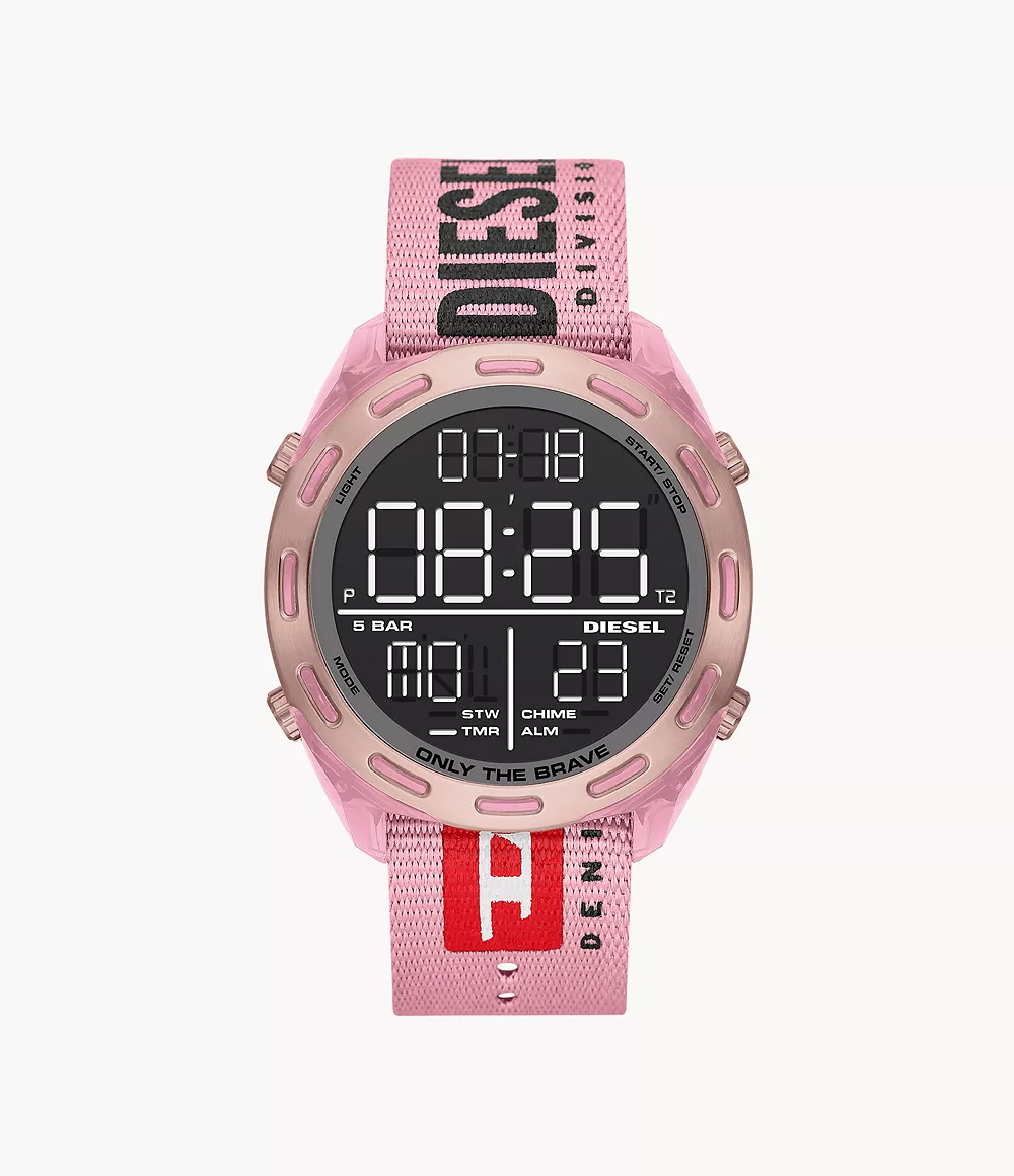 Diesel Uhr Crusher digital Nylon schwarz - DZ1914 - Watch Station