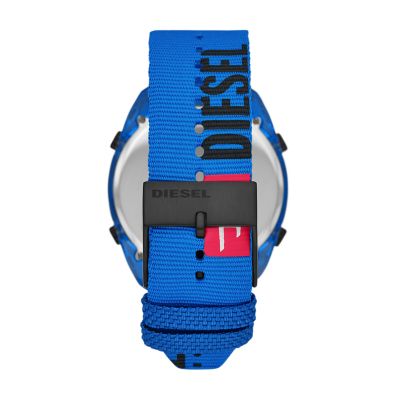 Blue diesel watch clearance mens