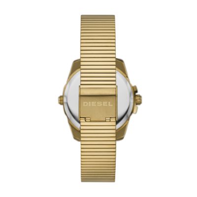 Chief - Gold-Tone DZ1961 Watch Baby Stainless - Steel Diesel Digital Watch Station