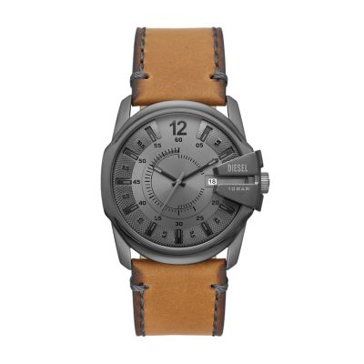 Diesel 10 2024 bar leather strap