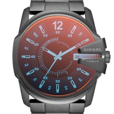 Diesel Uhr Chronograph Master Chief Edelstahl anthrazit