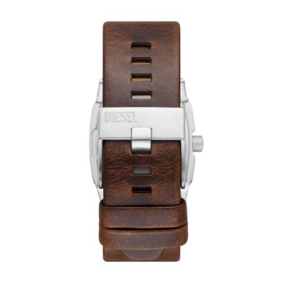 Diesel Cliffhanger Three-Hand Brown Leather Watch - DZ1999 - Watch