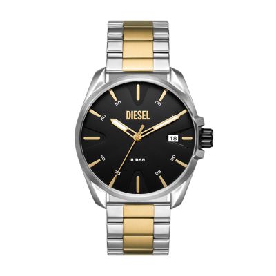 Diesel Men's MS9 Three-Hand Date Gold-Tone Steel Watch - DZ1865