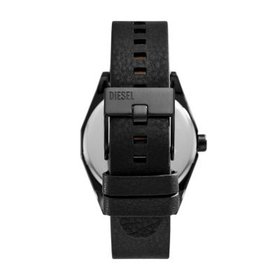 Diesel leather bracelet watch hotsell