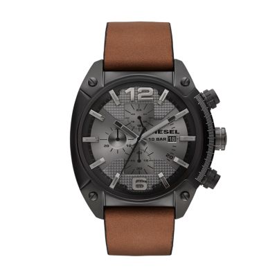 Diesel 10 bar outlet watch leather