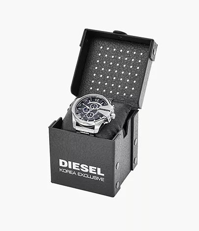 Diesel Men\'s Mega Chief Chronograph Stainless Steel Watch - DZ4417 - Watch  Station