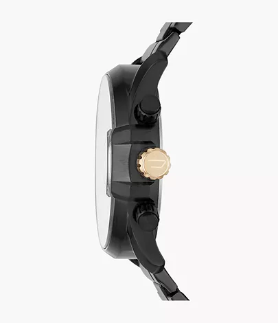Diesel Men's MS9 Chronograph Black Steel Watch - DZ4474 - Watch