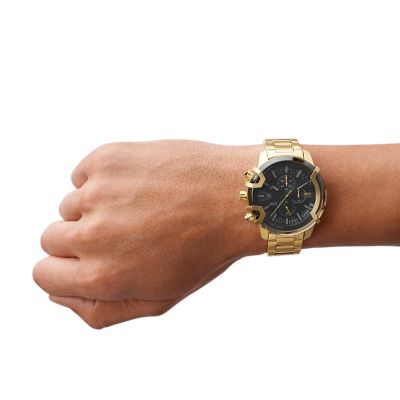 Diesel Griffed Chronograph Gold-Tone Steel Watch - DZ4522 - Watch Station