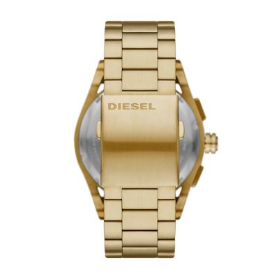 Diesel rasp hotsell chronograph gold