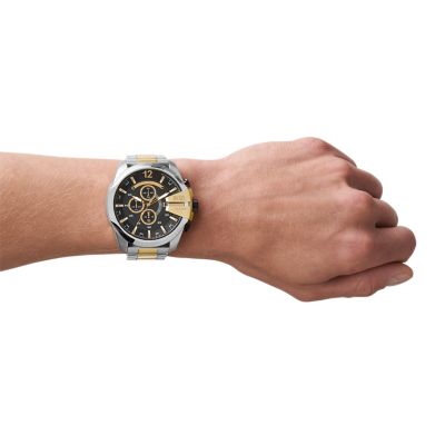 Diesel Mega Chief Chronograph Two-Tone Stainless Steel Watch