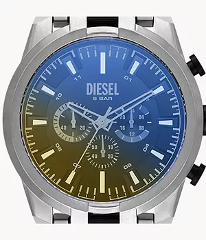 Montre Split de Diesel chronographe en acier inoxydable, bicolore