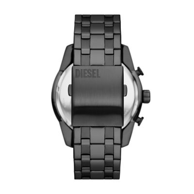 Diesel Split Chronograph Black-Tone Stainless Station Watch - DZ4589 Steel Watch 